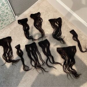 Natural dark brown Hair Extensions
